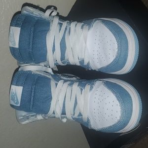 Jordan 1 Retro Jean Material Sneakers